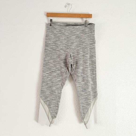 Lululemon Wunder Under Crop Leggings heather active high rise training - Picture 1 of 5